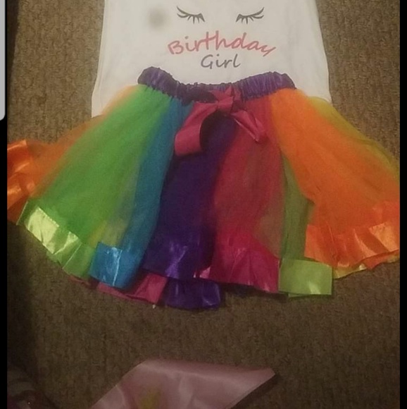 Unicorn birthday outfit brand new - Picture 2 of 2
